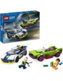 Lego 60415. City. Coche de Policia y Potente Deportivo. 213 Piezas