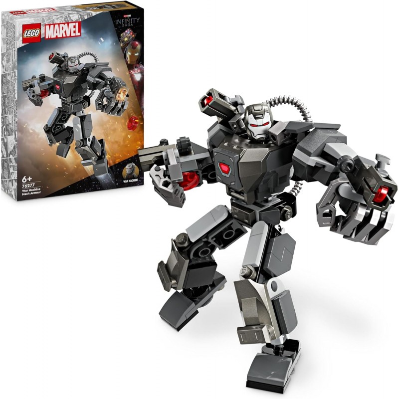 Lego 76277. Marvel. Armadura Robótica de Máquina de Guerra. 154 Piezas