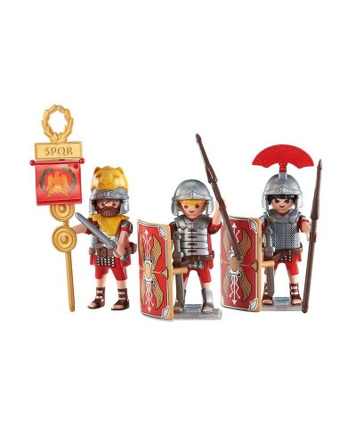 6490 Playmobil. Pack 3 soldados romanos con estandarte