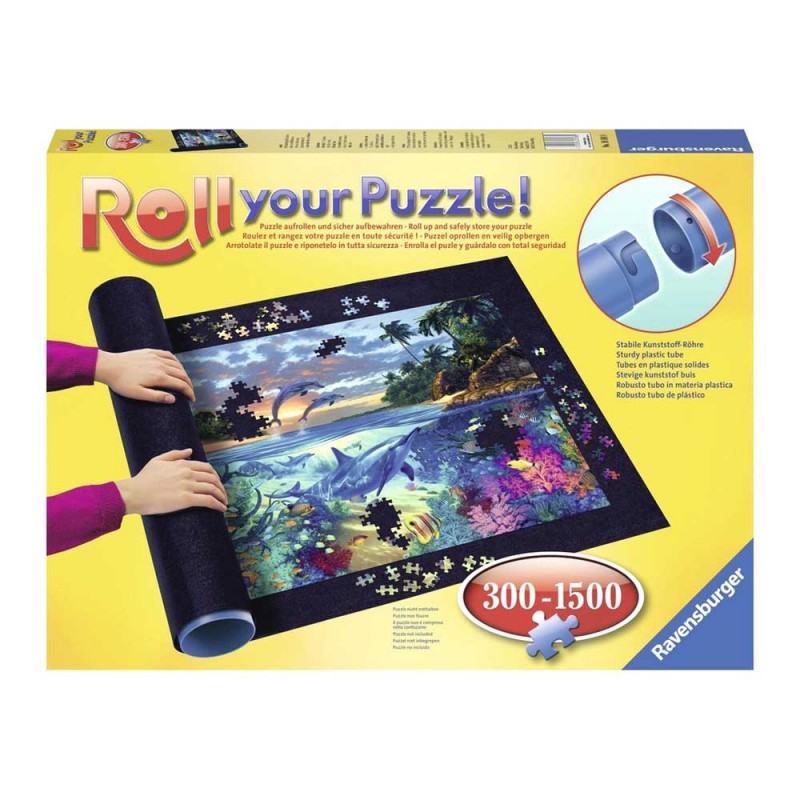 Puzzle Roll Ravensburger 17956. Tapete Universal para Transportar/Guardar Puzzles hasta 1500 Piezas