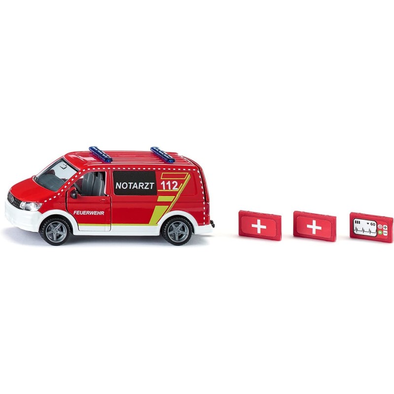 Siku 2116. 1/50 Ambulancia Feuerwehr VW T6