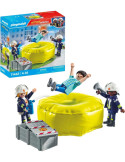 Playmobil 71465. Bomberos con Colchoneta Salvamento