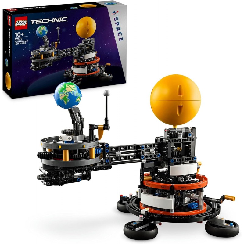 Lego Technic 42179. Planeta Tierra y Luna Orbita. 526 Piezas