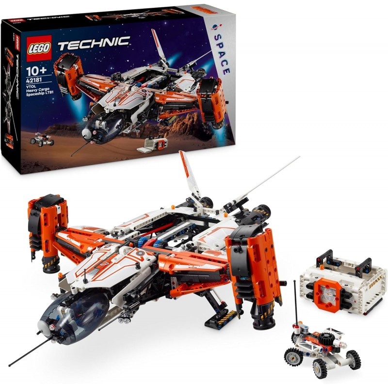 Lego 42181. Nave Espacial de Carga Pesada VTOL LT81. 1365 Piezas
