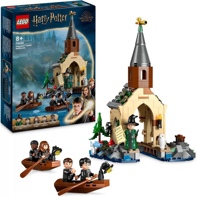 Lego 76426. Harry Potter. Cobertizo del Castillo de Hogwarts. 350 Piezas