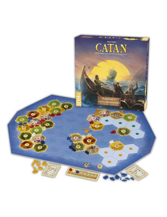 BGPIREX Devir. Piratas y expliradores Expansión Catan