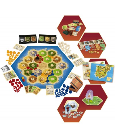 Devir BGCATPLUSP3. Catan Plus 2023. Juego + Ampliacion 5-6jug + 2 Expansiones.