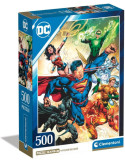 Clementoni 35531. Puzzle 500 Piezas. DC Comics. Liga de la Justicia