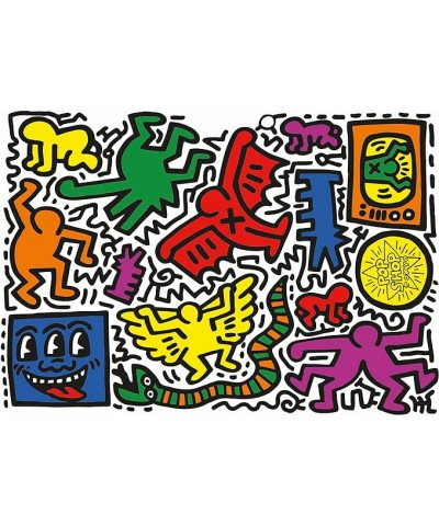 Clementoni 39756. Puzzle 1000 Piezas. Keith Haring. Blanco