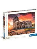Clementoni 39822. Puzzle 1000 Piezas. Atardecer Coliseo Roma