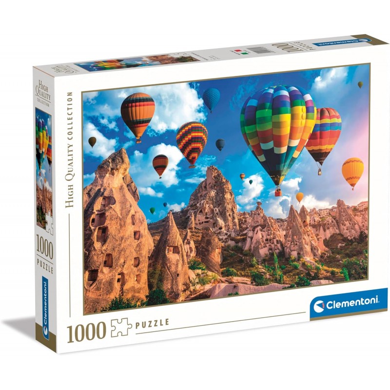 Clementoni 39825. Puzzle 1000 Piezas. Globos en Capadocia