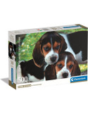 Clementoni 35536. Puzzle 500 Piezas. Perros Beagle Juntos
