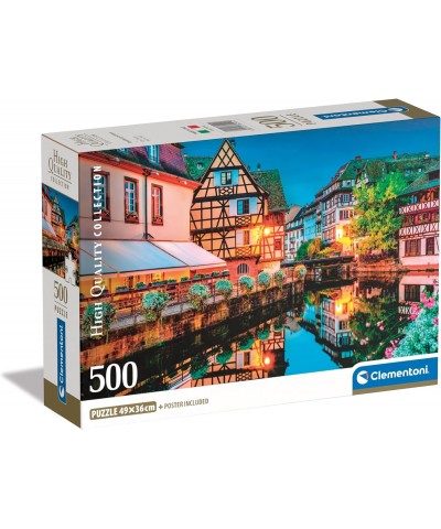 Clementoni 35544. Puzzle 500 Piezas. Casco Antiguo Estrasburgo