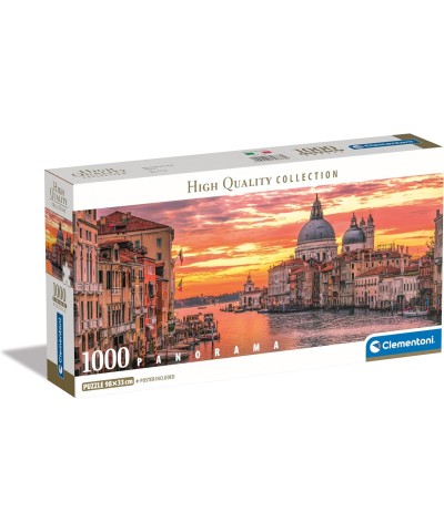 Clementoni 39878. Puzzle 1000 piezas Panorama. Gran Canal de Venecia