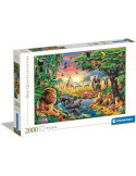 Clementoni 32081. Puzzle 2000 Piezas. Selva Africana