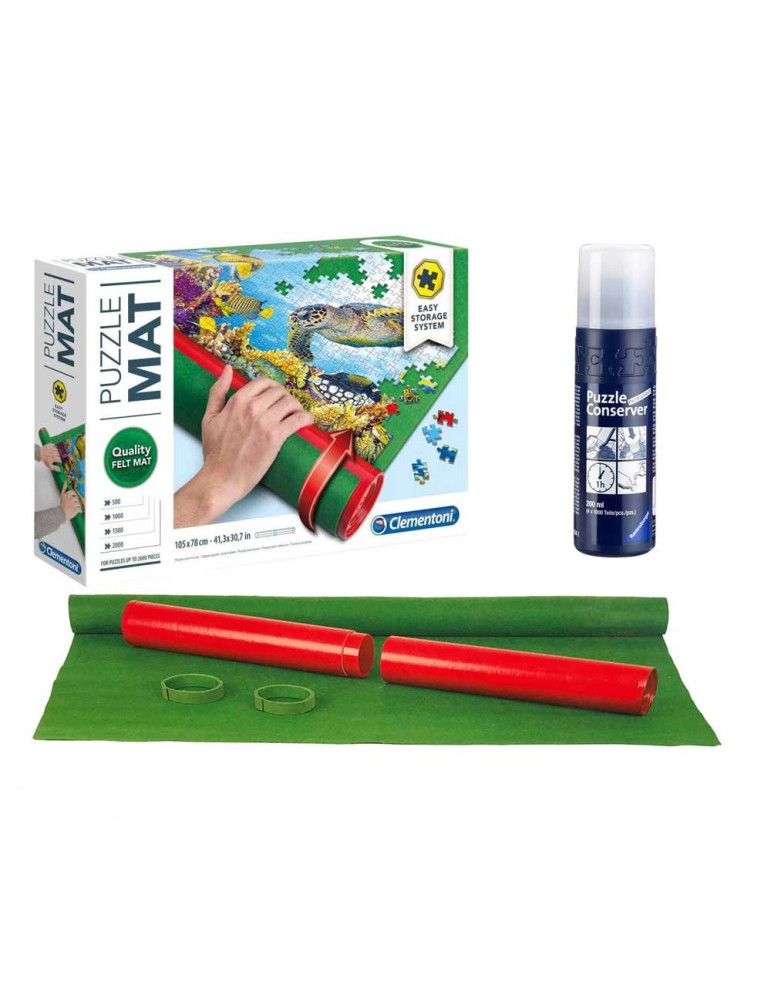 Pack Puzzle Roll 2000. Tapete Universal para Transportar/Guardar Puzzles + Pegamento Puzzles