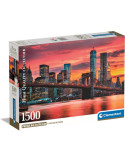 Clementoni 31712. Puzzle 1500 Piezas. Puente Brooklyn. Nueva York