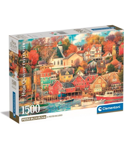 Clementoni 31713. Puzzle 1500 Piezas. Buen tiempo en Harbor