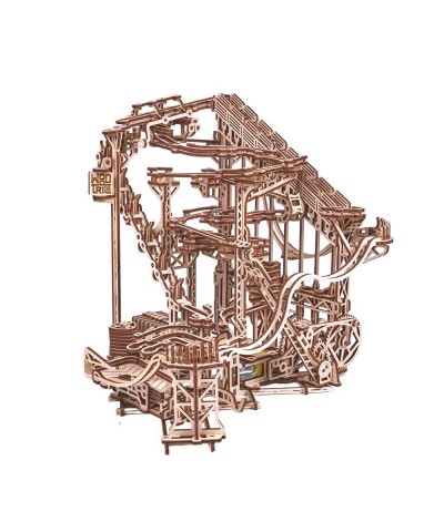 Woodtrick WDTK056. Carrera de Canicas en Espiral. 558 Piezas