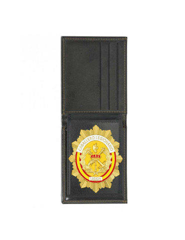 Cartera identificacion con Placa de la Legion Española. 3 Compartimentos y Esquinas reforzadas 2