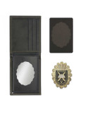 Cartera identificacion con Placa de la Brigada Paracaidista. 3 Compartimentos y Esquinas reforzadas