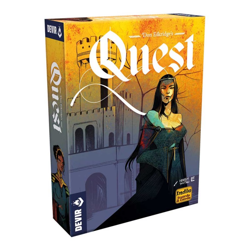 Devir BGQUSP. Juego de Mesa Quest. 4-10 jug +14 años