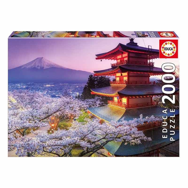 16775 Educa. Puzzle 2000 Piezas Monte Fuji de Japón
