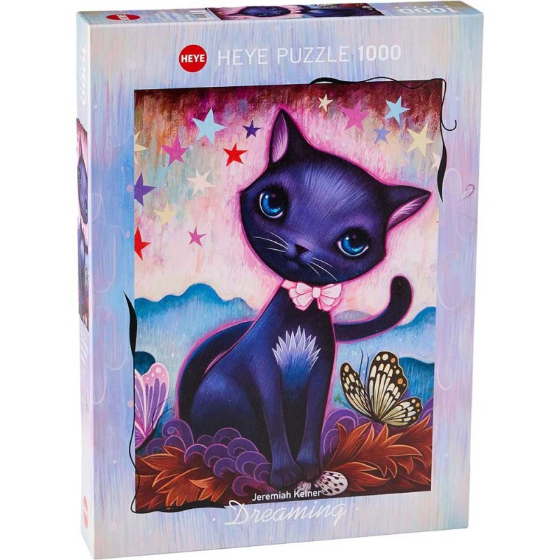 Heye 29687. Puzzle 1000 piezas. Gatito Negro