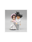Novios Dragon Ball Z Boda Goku y Chichi. 9cm Altura. Tarta de boda