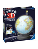 Ravensburger 11549. Puzzle 3D Globo Terraqueo con Luz. 540 Piezas
