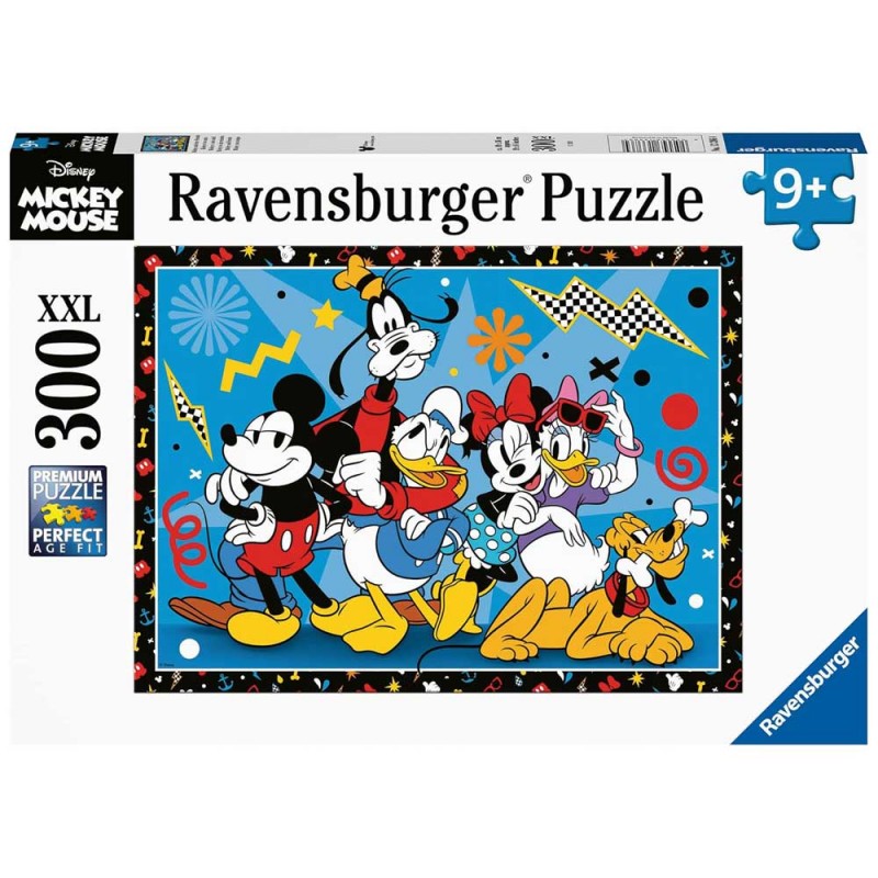 Ravensburger 13386. Puzzle 300 Piezas XXL. Mickey y Amigos