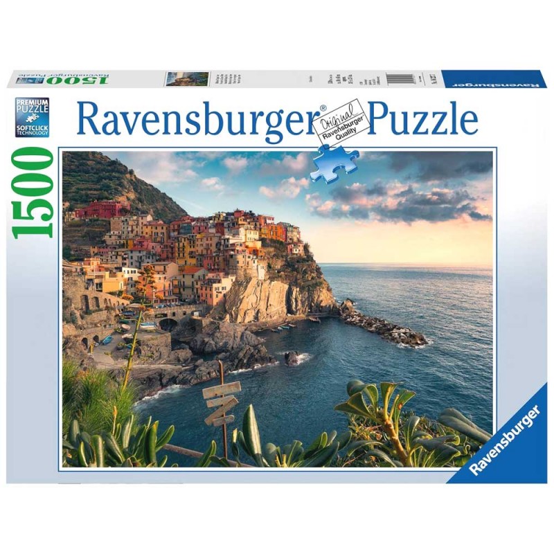 Ravensburger 16227. Puzzle 1500 piezas. Vistas de Cinque Terre. Italia