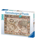 Ravensburger 16633. Puzzle 2000 Piezas. Mapamundi Año 1650