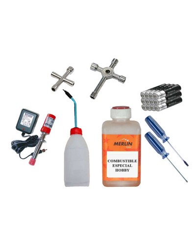 Kit de arranque para coches de radiocontrol de gasolina