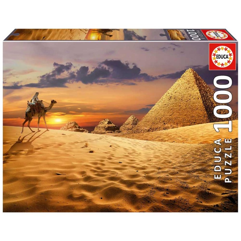 Educa 19643. Puzzle 1000 piezas. Camello en el Desierto