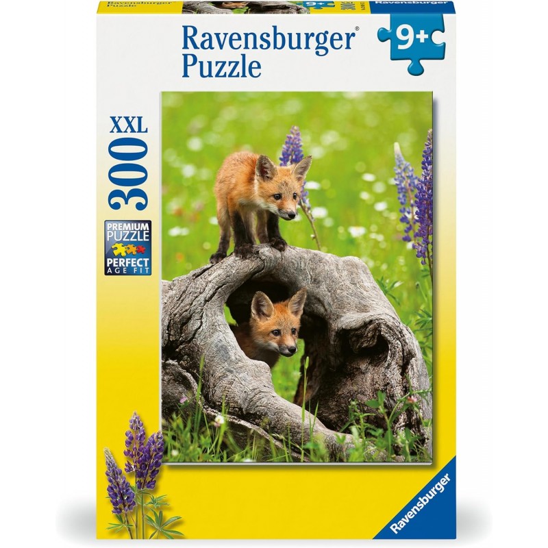 Ravensburger 00871. Puzzle 300 Piezas XXL. Zorros Curiosos