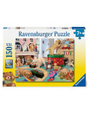 Ravensburger 00865. Puzzle 150 Piezas XXL. Cachorros Juguetones