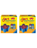 Ravensburger 17934.  2 Set de 6 bandejas portapiezas Puzzle Sort Go. (12 bandejas en Total)