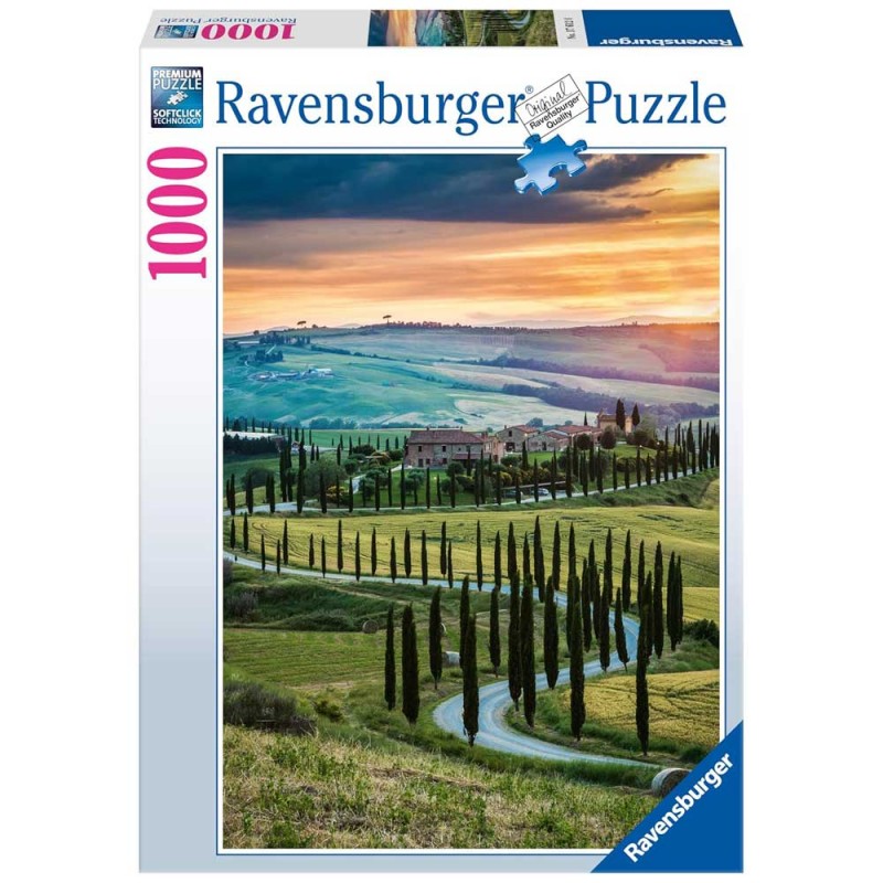 Ravensburger 17612. Puzzle 1000 Piezas. Valle de Orcia. Toscana