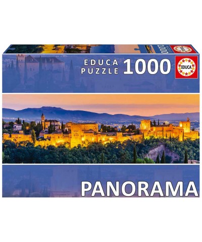 Educa 19576. Puzzle 1000 Piezas Panoramico. Alhambra. Granada