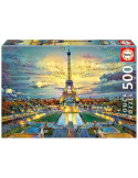 Educa 19621. Puzzle 500 Piezas. Torre Eiffel. Paris