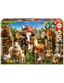 Educa 19905. Puzzle 500 Piezas. Los Traviesos de la Granja