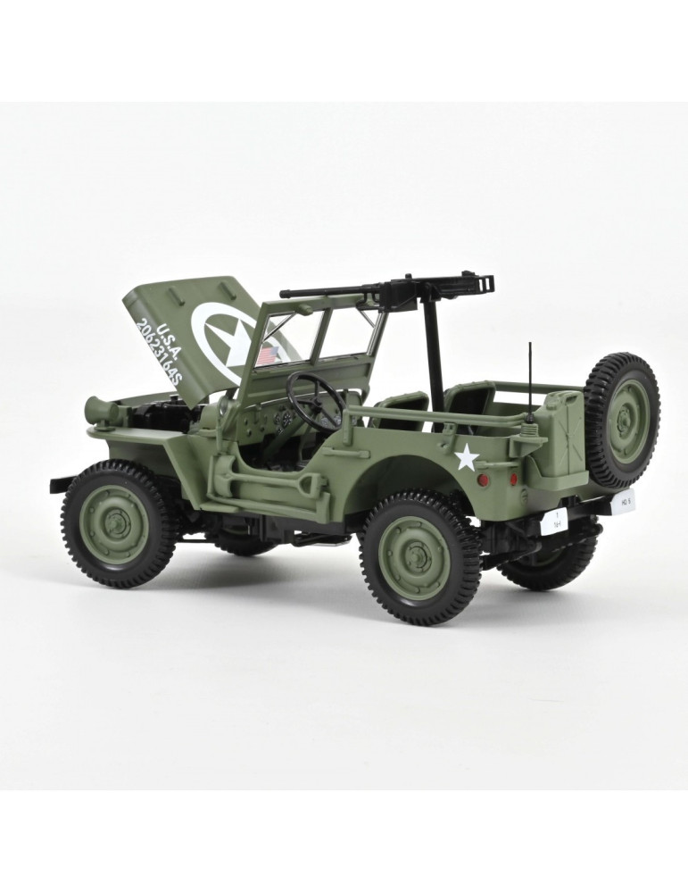 Norev 189016. 1/18 Jeep Army 1944 Dia-D