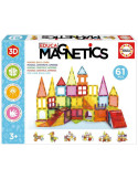 Educa 20024.  Juego Construcción 3D Magnético. 61 Piezas