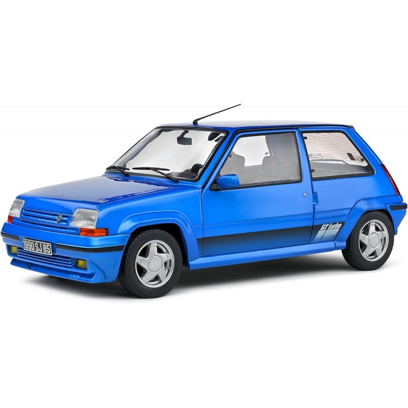 Solido S1810003. 1/18 Renault 5 GT Turbo MK2 Blue. 1989