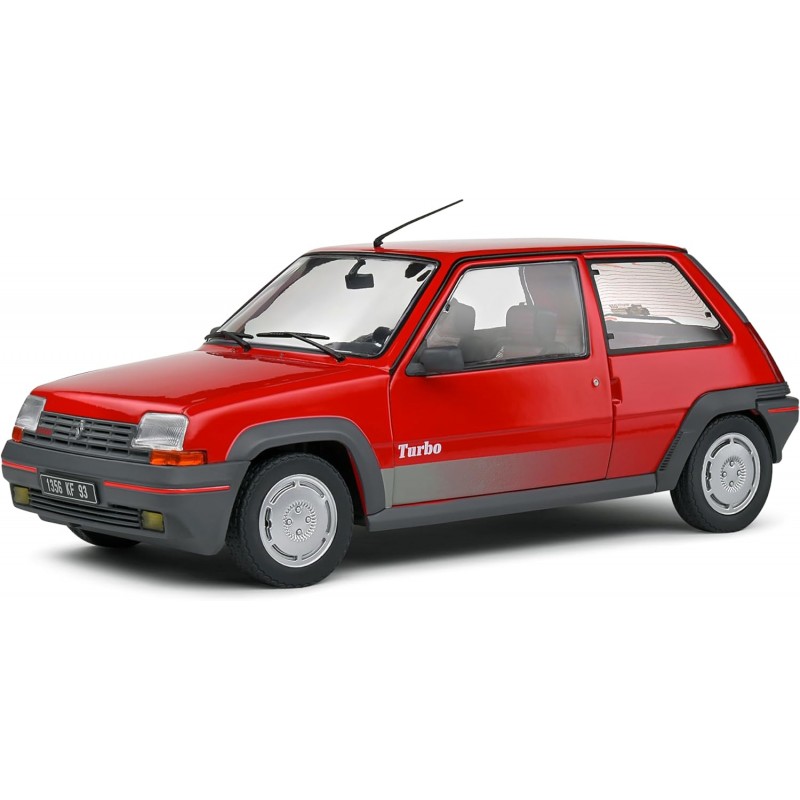 Solido S1810001. 1/18 Renault 5 GT Turbo MK1 Rojo. 1985