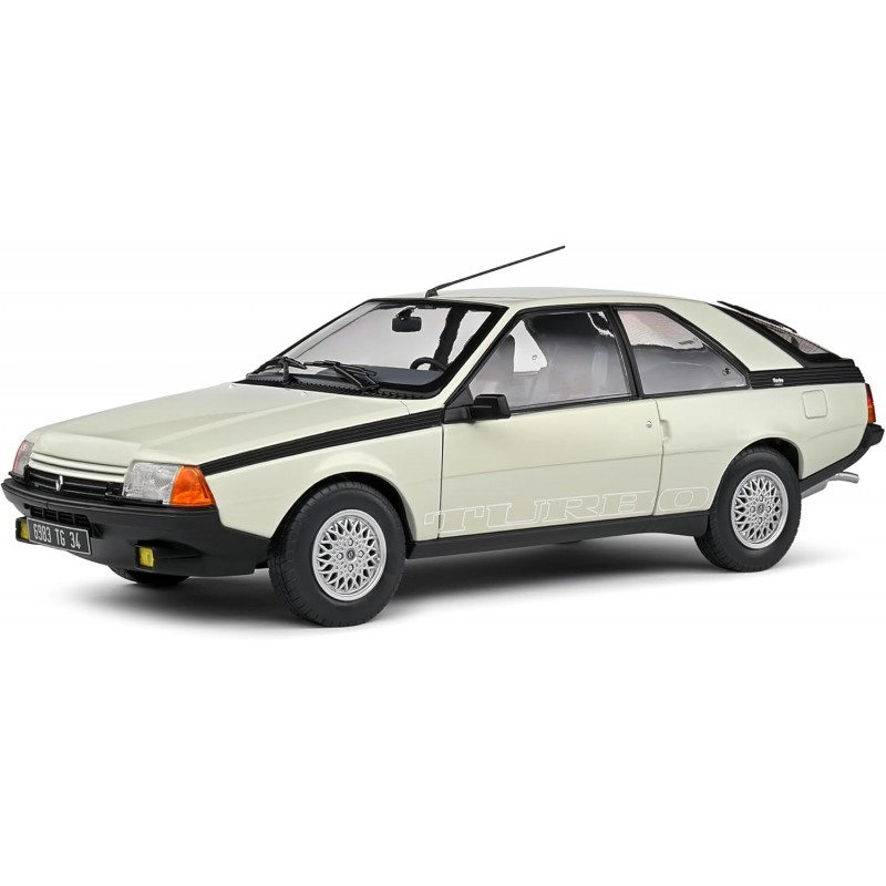 Solido S1806405. 1/18 Renault Fuego Turbo Blanco. 1985