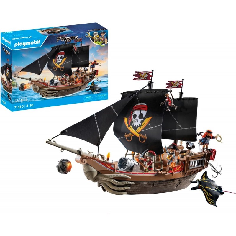 Playmobil 71530. Gran Barco Pirata. +4 años