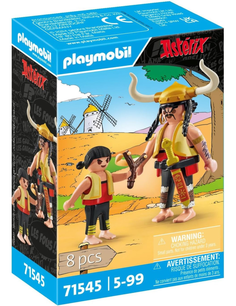 Playmobil 71545. Astérix: Sopalajo de Arriérez y Torrezno. +5 años