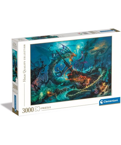 Clementoni 33023. Puzzle 3000 Piezas. Batalla Bajo el Agua